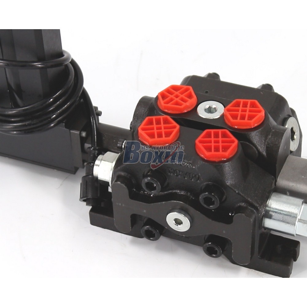 DCV60 Hydraulic Sectional Valve 1 Spool with Electric Motor Operator detail image